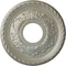 Ekena Millwork Palmetto Ceiling Medallion (Fits Canopies up to 4 7/8"), 12 1/8"OD x 3 1/2"ID x 1"P, Flash Gold CM12PMFLS - alternate 1